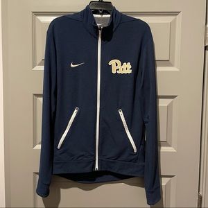 Navy Blue Nike Pitt Hoodie with Zipper